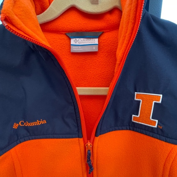 University of Illinois Columbia Zip Fleece Jacket- Women’s Small NWOT - Picture 3 of 3